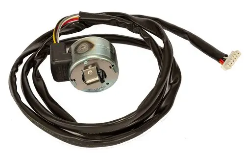Daikin-Spule mit elektrischen Anschlüssen und einem Kabel, geeignet für Ventilanwendungen in Klimaanlagen oder Kühlsystemen.